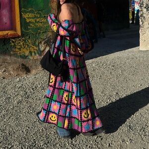 dELiA*s Colorful Smiley Face Coat